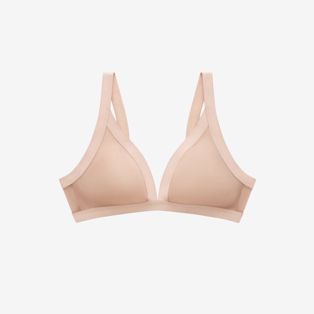 ThirdLove Bare Mesh Bralette Size MDrose-dust / MD